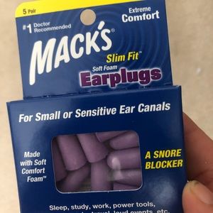 Mack’s slim fit soft foam earplugs